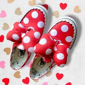 VANS × Disney Authentic Gore Skate Shoe Minnie Mouse Bow US Women's 6.5
